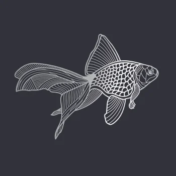 Özel Tasarım Balık Metal Duvar Sanatı